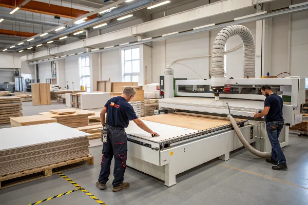 Veyra Luxe cabinet manufacturing facility interior