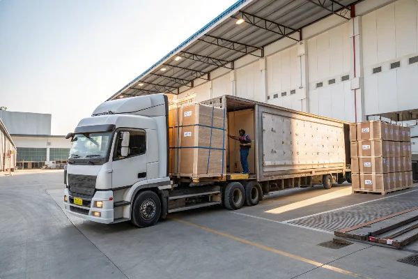 Export packaging and international logistics coordination